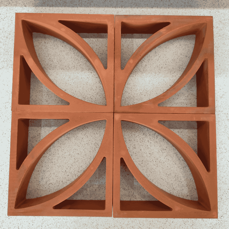 four-petal-terracotta-jali-elegant-flower-inspired-ventilation-block-by-shiam-tile-works